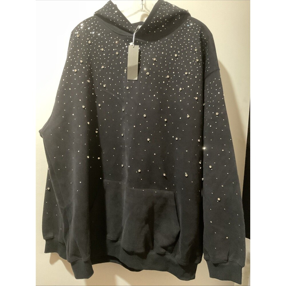 Vybes Rhinestone Galaxy Hoodie